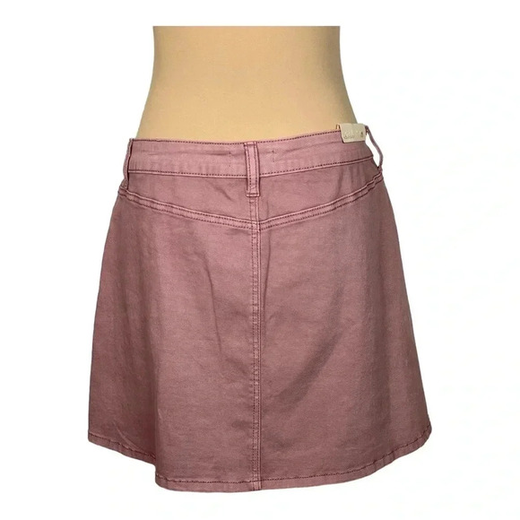 Millennial Rose Mauve Altar’d State Mini Skirt - Picture 2 of 8
